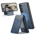 Custodia con porta carte magnetica in pelle per Samsung Galaxy S25+ 5G