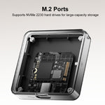 Custodia magnetica ORICO AP30-G2 per disco M.2 2230 USB-C