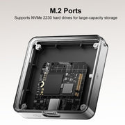 ORICO AP30-G2 M.2 2230 10 Gbps Custodia per disco rigido magnetica con porta USB-C/Type-C, AP30-G2