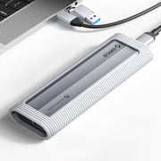 ORICO AXM2S-G2 Custodia SSD M.2 NVMe da 10 Gbps con cavo dati 2 in 1 Type-C + USB-A, AXM2S-G2