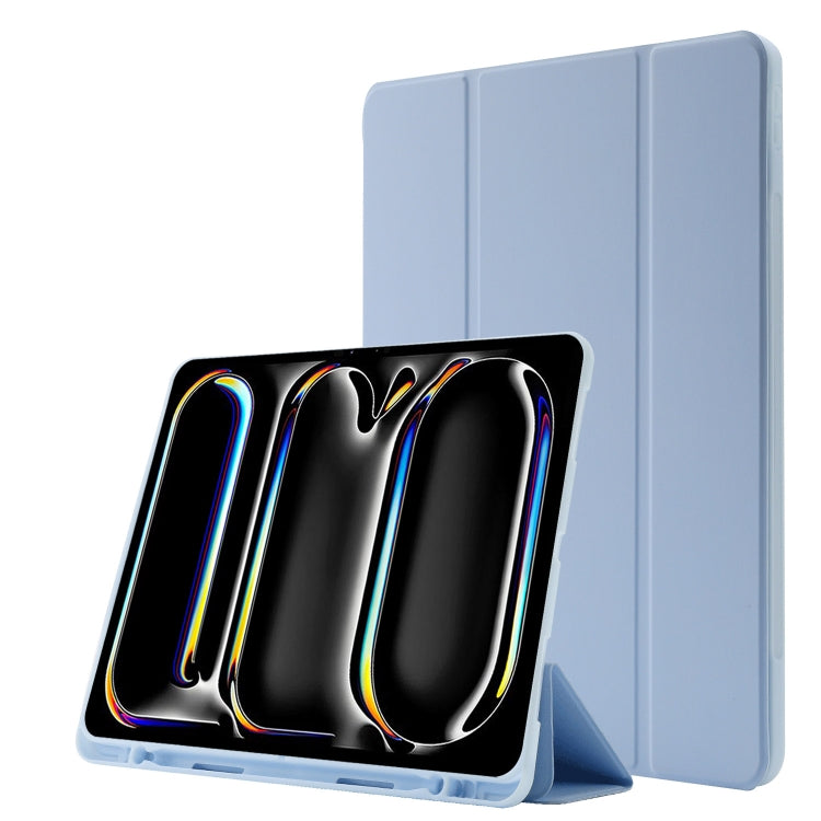 Custodia per tablet ripiegabile in pelle Skin Feel con slot per penna, For iPad Pro 13 2025 / 2024, For iPad Pro 11 2025 / 2024
