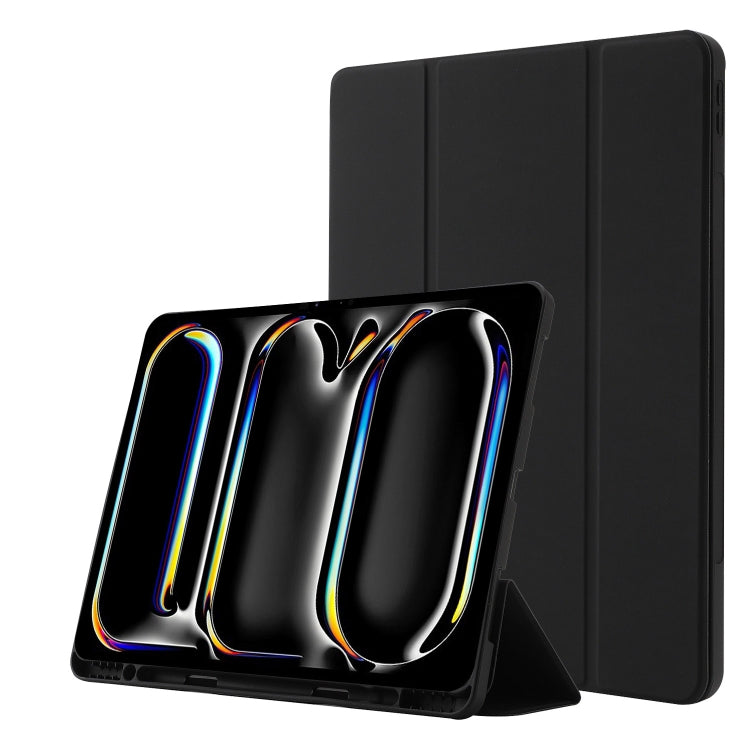 Custodia per tablet ripiegabile in pelle Skin Feel con slot per penna, For iPad Pro 13 2025 / 2024, For iPad Pro 11 2025 / 2024