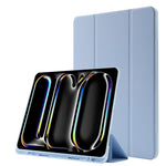 Custodia per tablet ripiegabile in pelle Skin Feel con slot per penna, For iPad Pro 13 2025 / 2024, For iPad Pro 11 2025 / 2024