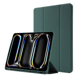 Custodia per tablet ripiegabile in pelle Skin Feel con slot per penna, For iPad Pro 13 2025 / 2024, For iPad Pro 11 2025 / 2024