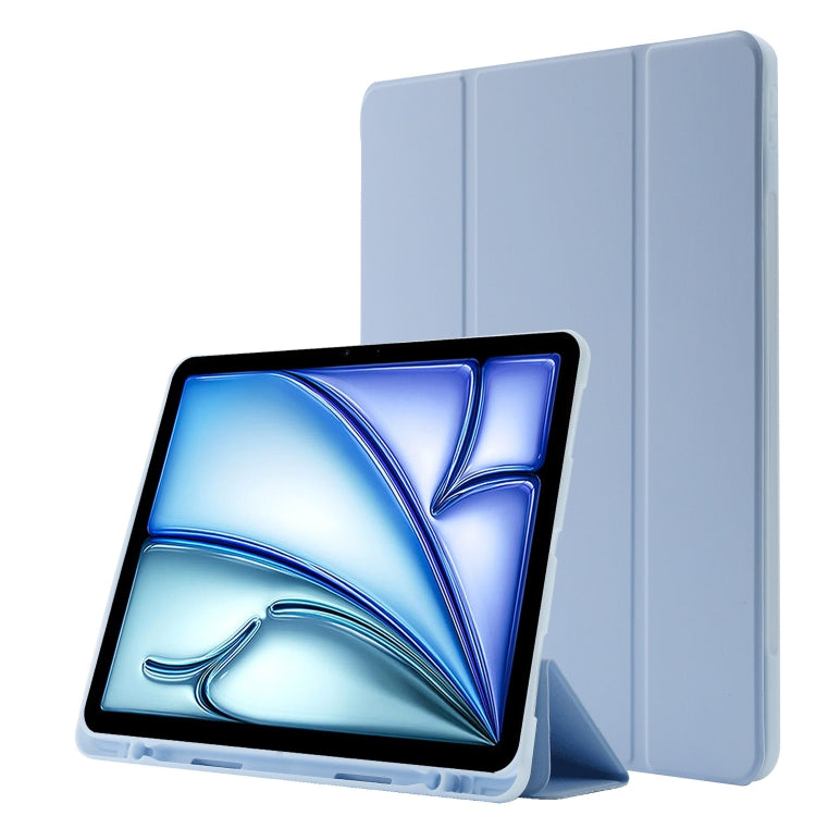 Custodia per tablet ripiegabile in pelle Skin Feel con slot per penna, For iPad Air 13 2026 / 2025 / 2024, For iPad Air 11 2026 / 2025 / 2024