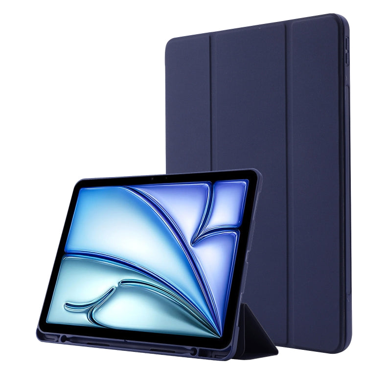Custodia per tablet ripiegabile in pelle Skin Feel con slot per penna, For iPad Air 13 2026 / 2025 / 2024, For iPad Air 11 2026 / 2025 / 2024