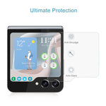 Proteggi schermo esterno mezza copertura per Samsung Galaxy Z Flip6