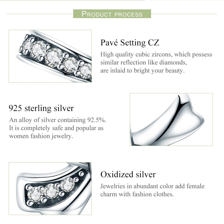 Accessori per collana braccialetto fai-da-te con perline dolci in argento sterling S925