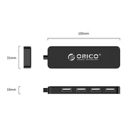 Convertitore espanso HUB USB 2.0 ORICO FL01-BK a 4 porte, FL01