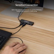 Convertitore espanso HUB USB 2.0 ORICO FL01-BK a 4 porte, FL01