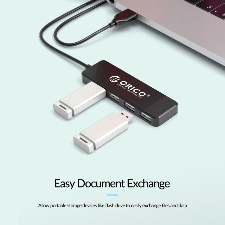 Convertitore espanso HUB USB 2.0 ORICO FL01-BK a 4 porte, FL01