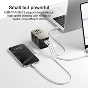 MOMAX UA15 1-World+ Adattatore di alimentazione con presa di conversione globale al nitruro di gallio da 120 W