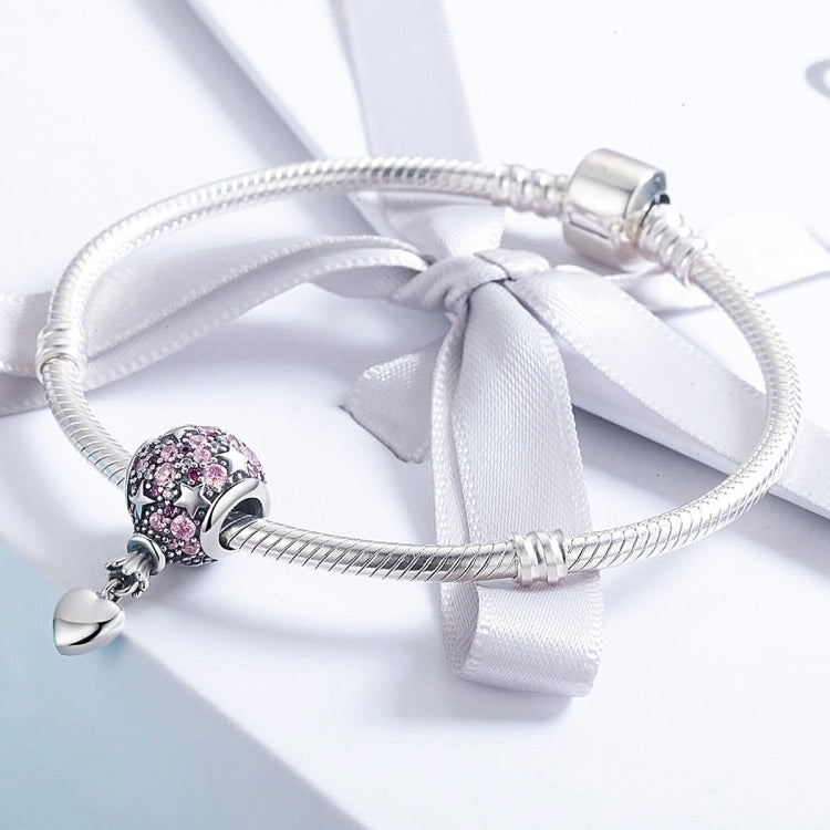 Accessori per collana braccialetto fai-da-te con ciondolo a forma di palloncino in argento sterling S925