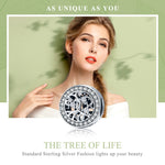 Bracciale Albero della Vita Corda in argento sterling S925 decorata con perline sfuse