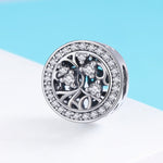 Bracciale Albero della Vita Corda in argento sterling S925 decorata con perline sfuse