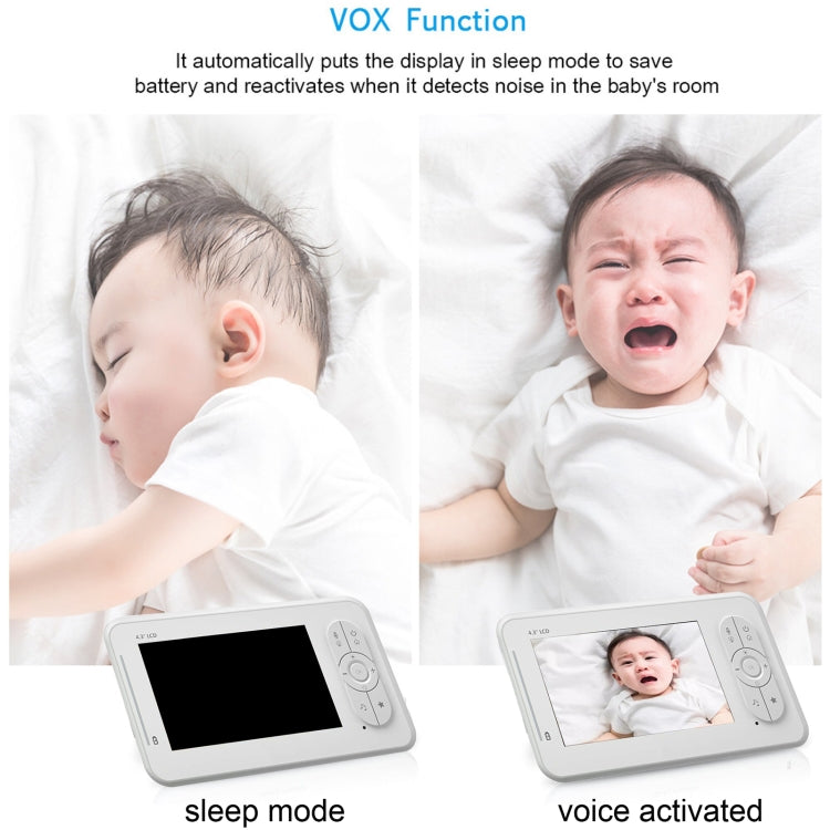 Telecamera baby monitor con schermo TFT 4,3 pollici