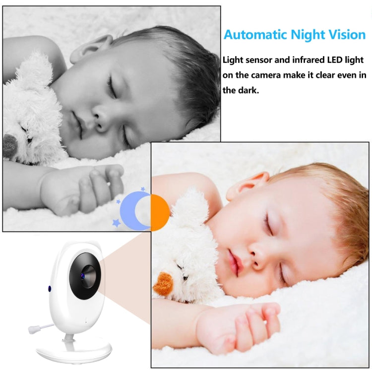 Telecamera baby monitor con schermo LCD 2,4 pollici