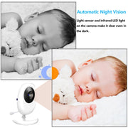 SP990 Telecamera per la cura del baby monitor con schermo LCD da 2,4 pollici, EU Plug, US Plug