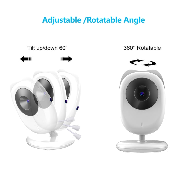 Telecamera baby monitor con schermo LCD 2,4 pollici