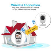 SP990 Telecamera per la cura del baby monitor con schermo LCD da 2,4 pollici, EU Plug, US Plug