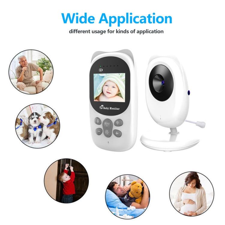 Telecamera baby monitor con schermo LCD 2,4 pollici