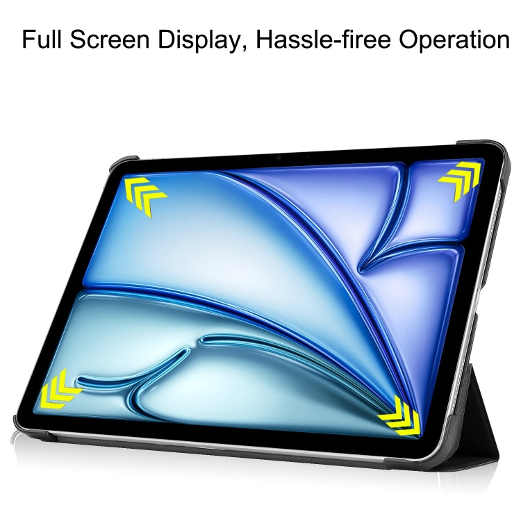 Custodia per tablet in pelle intelligente Custer Pure Color con supporto a 3 pieghe, For iPad Air 13 2026 / 2025 / 2024, For iPad Pro 13 2025 / 2024