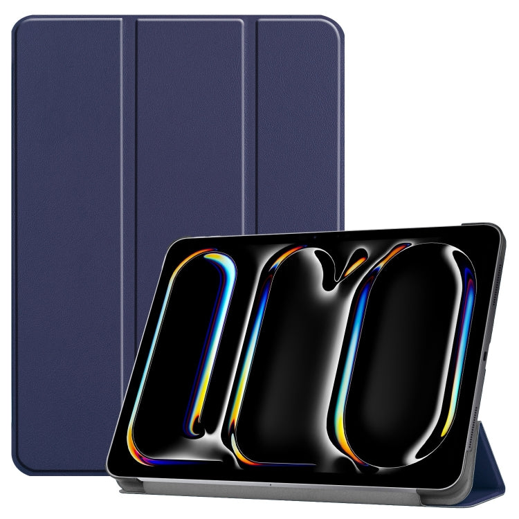 Custodia per tablet in pelle intelligente Custer Pure Color con supporto a 3 pieghe, For iPad Air 13 2026 / 2025 / 2024, For iPad Pro 13 2025 / 2024
