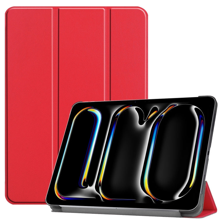 Custodia per tablet in pelle intelligente Custer Pure Color con supporto a 3 pieghe, For iPad Air 13 2026 / 2025 / 2024, For iPad Pro 13 2025 / 2024