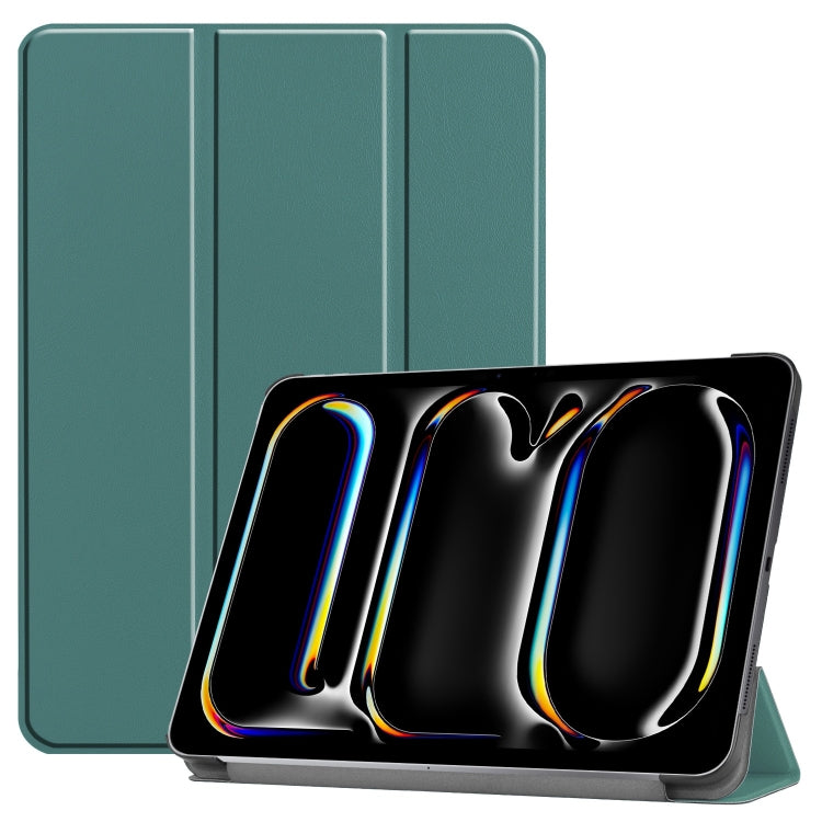 Custodia per tablet in pelle intelligente Custer Pure Color con supporto a 3 pieghe, For iPad Air 13 2026 / 2025 / 2024, For iPad Pro 13 2025 / 2024
