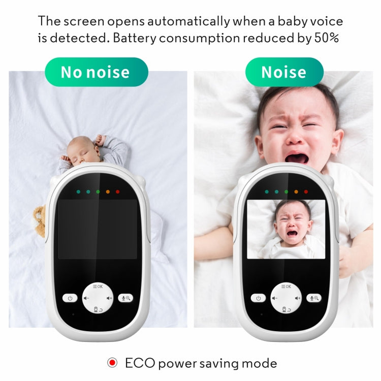 Telecamera baby monitor con schermo LCD 2,4 pollici