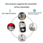 Telecamera baby monitor con schermo LCD 2,4 pollici