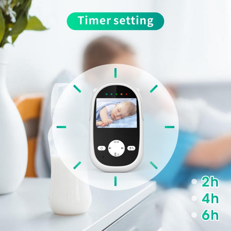 Telecamera baby monitor con schermo LCD 2,4 pollici
