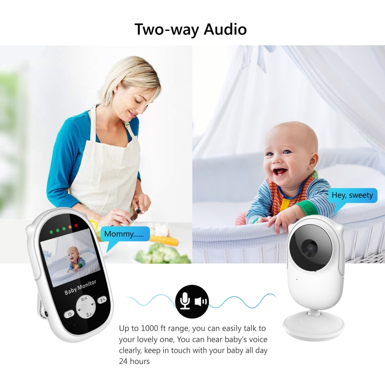 Telecamera baby monitor con schermo LCD 2,4 pollici