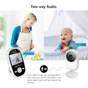 SM25 Telecamera per la cura del baby monitor con schermo LCD da 2,4 pollici, EU Plug, US Plug