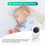 SM25 Telecamera per la cura del baby monitor con schermo LCD da 2,4 pollici, EU Plug, US Plug