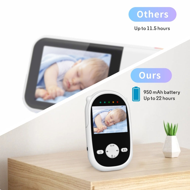 Telecamera baby monitor con schermo LCD 2,4 pollici