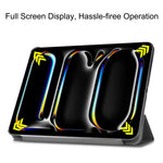 Custodia per tablet in pelle intelligente Custer Pure Color con supporto a 3 pieghe, For iPad Pro 11 2025 / 2024