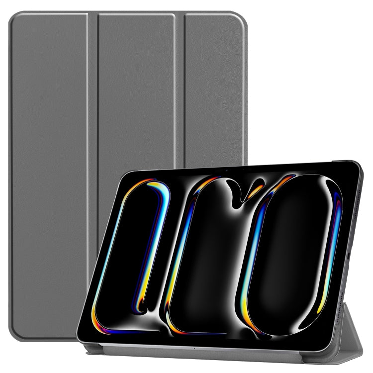 Custodia per tablet in pelle intelligente Custer Pure Color con supporto a 3 pieghe, For iPad Pro 11 2025 / 2024