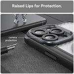 Custodia per telefono traslucida MagSafe con struttura in fibra di carbonio, For iPhone 11 Pro Max, For iPhone 11, For iPhone 11 Pro