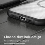 Custodia per telefono traslucida MagSafe con struttura in fibra di carbonio, For  iPhone Air, For iPhone 16 Pro Max, For iPhone 16 Pro, For iPhone 16 Plus, For iPhone 16, For iPhone 15 Pro Max