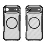 Custodia per telefono traslucida MagSafe con struttura in fibra di carbonio, For  iPhone Air, For iPhone 16 Pro Max, For iPhone 16 Pro, For iPhone 16 Plus, For iPhone 16, For iPhone 15 Pro Max