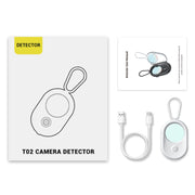 T02 Rilevatore intelligente di telecamere a infrarossi Scanner antifurto per riprese, T02