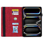 Custodia per tablet in pelle antiurto, For iPad Pro 13 2025 / 2024, For iPad Pro 11 2025 / 2024