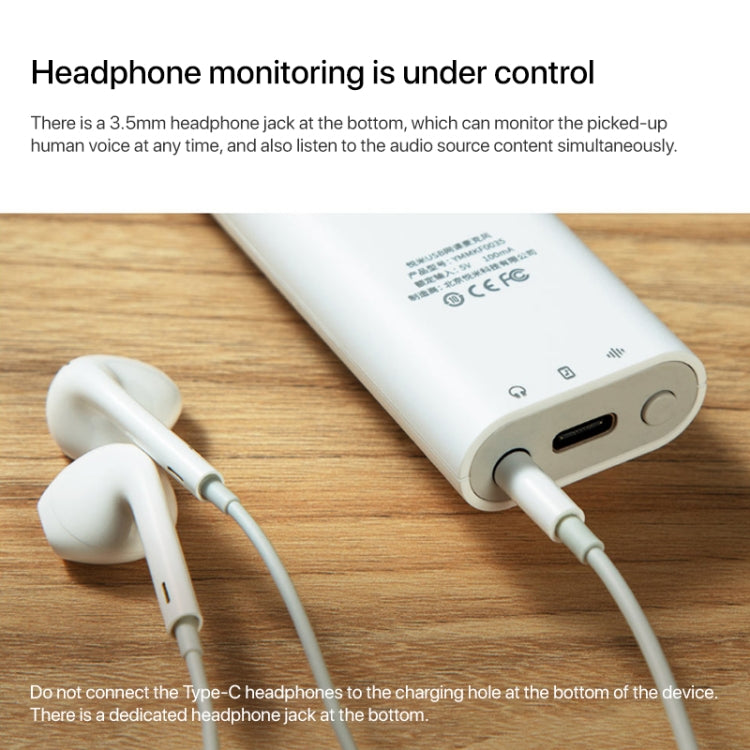 Microfono cablato con riduzione del rumore da tavolo USB Xiaomi Youpin Yuemi