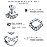 Accessori per collana braccialetto fai da te con ciondolo a forma di cuore in argento sterling S925