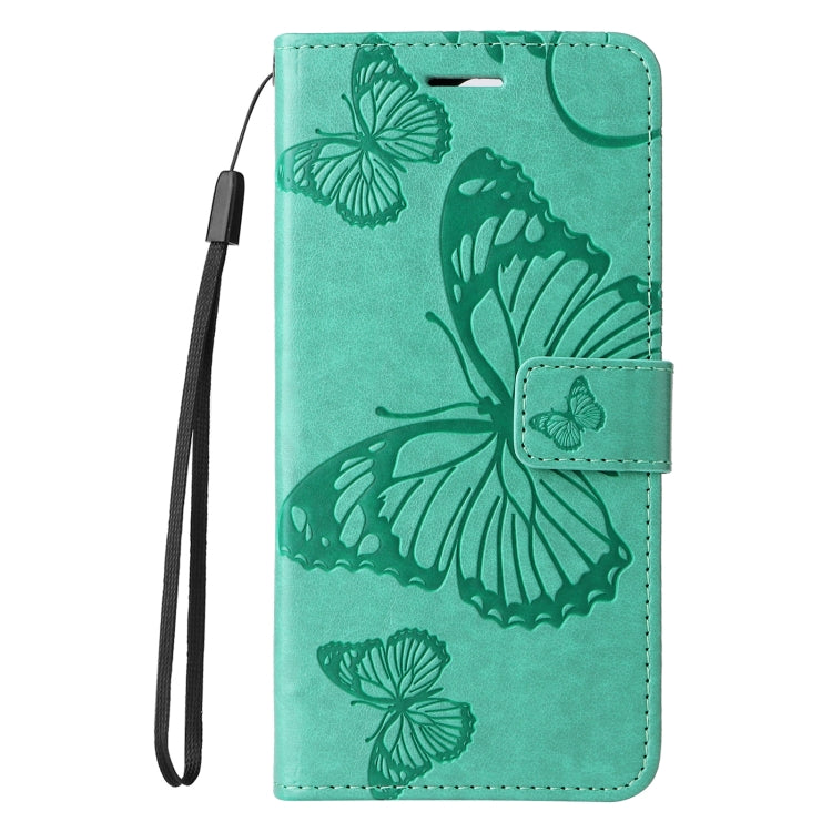 Custodia per cellulare in pelle con motivo a farfalla in rilievo 3D, For iPhone 17e / 16e, For iPhone 16 Pro Max, For iPhone 16 Pro