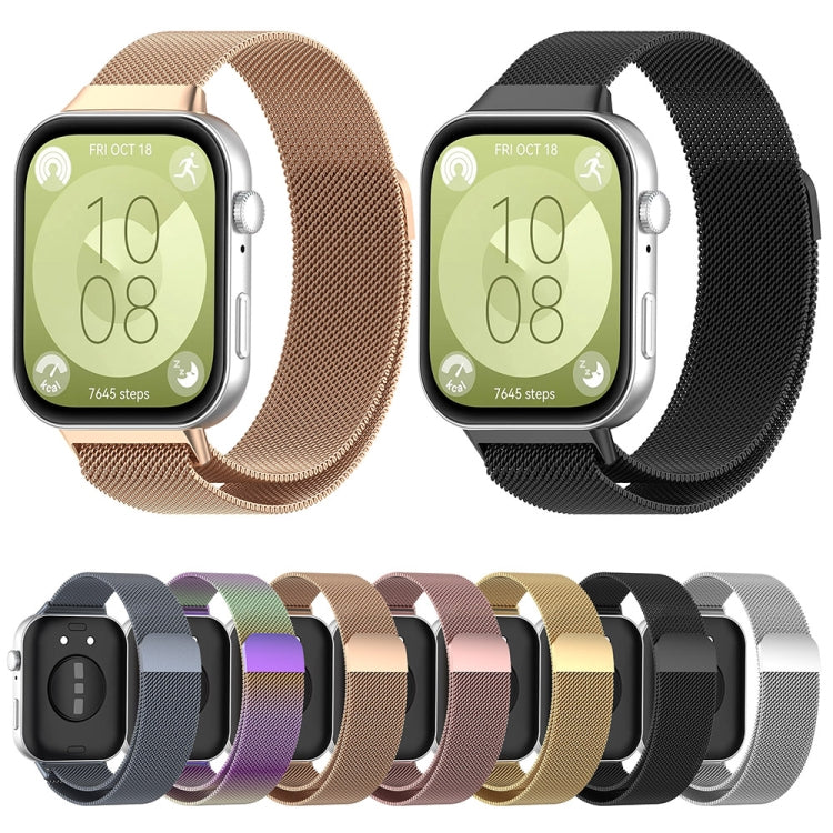 Cinturino per orologio in metallo milanese, For Huawei Watch Fit3