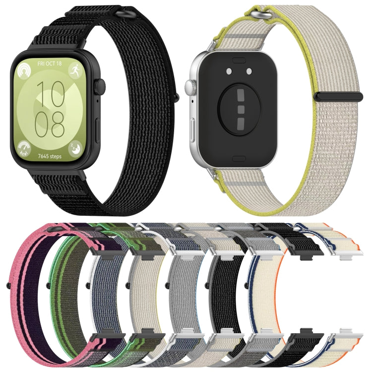 Cinturino per orologio in nylon ad anello, For Huawei Watch Fit3