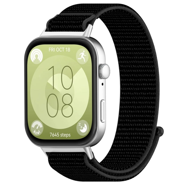 Cinturino per orologio con chiusura ad anello e gancio in nylon, For Huawei Watch Fit3