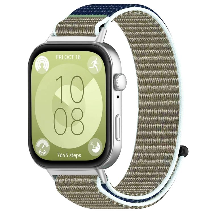 Cinturino per orologio con chiusura ad anello e gancio in nylon, For Huawei Watch Fit3